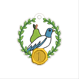 Partridge in a Pear Tree Fob