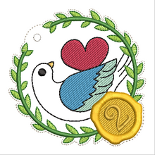 Load image into Gallery viewer, Turtle Doves Ornament
