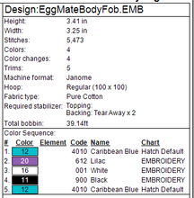 Load image into Gallery viewer, EggMate Body Fob
