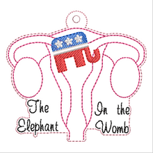 Load image into Gallery viewer, Elephant in the Womb Ornament
