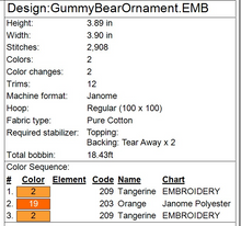 Load image into Gallery viewer, Candy Bear Ornament
