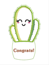 Load image into Gallery viewer, Hidden Message Cactus Greeting Card
