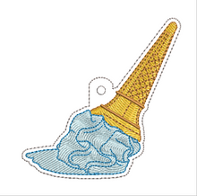 Load image into Gallery viewer, Ice Cream Spill Fob and Eyelet

