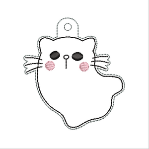 Kitty Ghost Fob