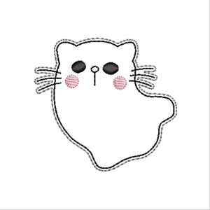 Kitty Ghost Fob