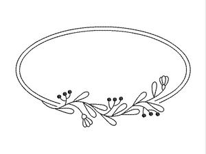 Oval Berry Frame