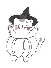 Load image into Gallery viewer, Pumpkin Party Cat Bunting
