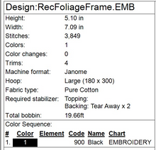 Load image into Gallery viewer, Rectangle Foliage Frame
