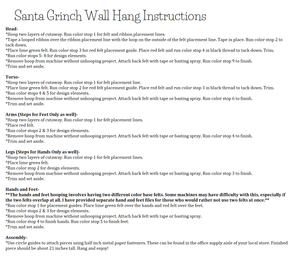 Santa Grinch Wall Hang