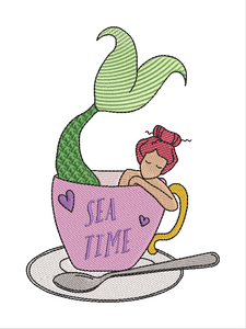 Sea Time Mermaid 5x7
