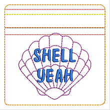 Load image into Gallery viewer, Sea Shell 4x4 Zipper Bag
