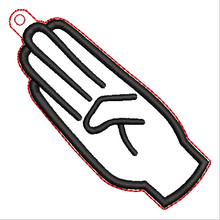 Load image into Gallery viewer, &quot;B&quot; Sign Language Ornament
