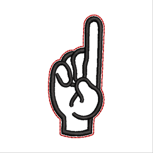 "D" Sign Language Fob