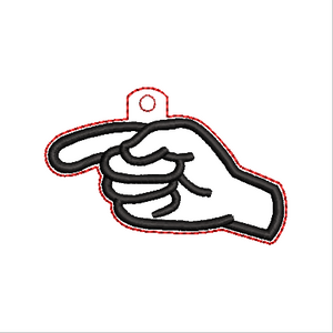 “G” Sign Language Fob