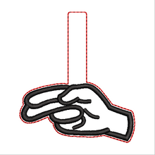 Load image into Gallery viewer, “H” Sign Language Fob
