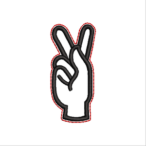 “K” Sign Language Fob