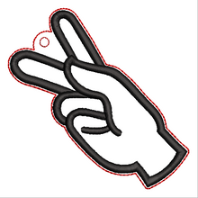Load image into Gallery viewer, “K” Sign Language Ornament
