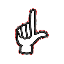 Load image into Gallery viewer, “L” Sign Language Fob
