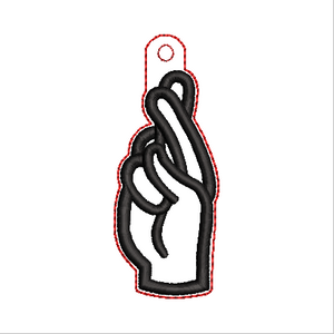 “R” Sign Language Fob