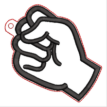 Load image into Gallery viewer, “S” Sign Language Ornament
