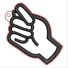 Load image into Gallery viewer, “T” Sign Language Ornament
