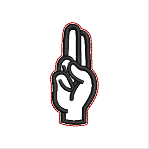 “U” Sign Language Fob