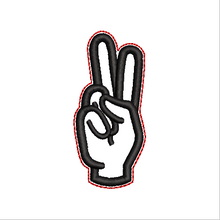 Load image into Gallery viewer, “V” Sign Language Fob
