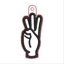 Load image into Gallery viewer, “W” Sign Language Fob
