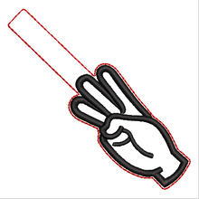 Load image into Gallery viewer, “W” Sign Language Fob
