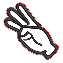 Load image into Gallery viewer, “W” Sign Language Ornament
