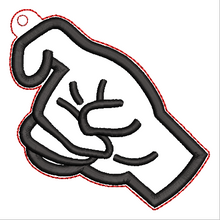 Load image into Gallery viewer, “X” Sign Language Ornament
