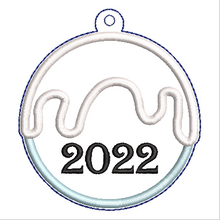 Load image into Gallery viewer, Snowy Bulb 2022 Ornament
