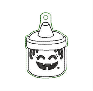 Halloween Witch Bucket Fob