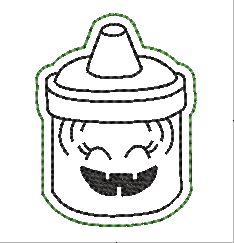 Halloween Witch Bucket Feltie