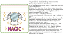 Load image into Gallery viewer, Crystal Ball 4x4 Zipper Bag
