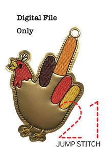 ITH Flippin the Turkey Ornament