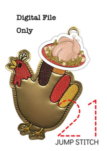 ITH Flippin the Turkey Ornament