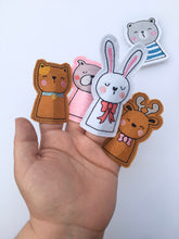 Load image into Gallery viewer, ITH Four Animal Finger Puppets Set 2
