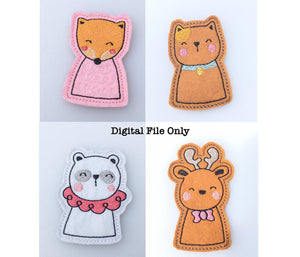 ITH Four Animal Finger Puppets Set 2