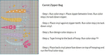 Load image into Gallery viewer, ITH Carrot Zipper Bag
