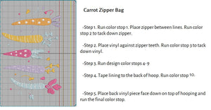 ITH Carrot Zipper Bag