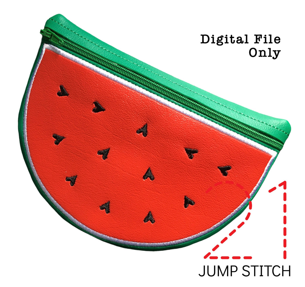 ITH Watermelon 5x7 Zipper Bag