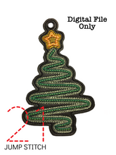Load image into Gallery viewer, ITH Squiggle Tree Ornament
