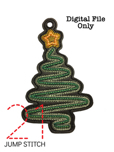 ITH Squiggle Tree Ornament