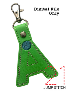 "A" Braille Fob