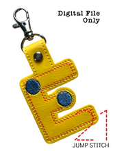 Load image into Gallery viewer, &quot;E&quot; Braille Fob
