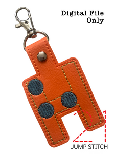 "H" Braille Fob