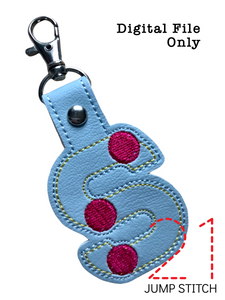 "S" Braille Fob