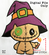 Load image into Gallery viewer, Witch Poppet 5x7
