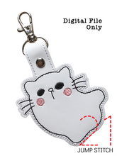 Load image into Gallery viewer, Kitty Ghost Fob
